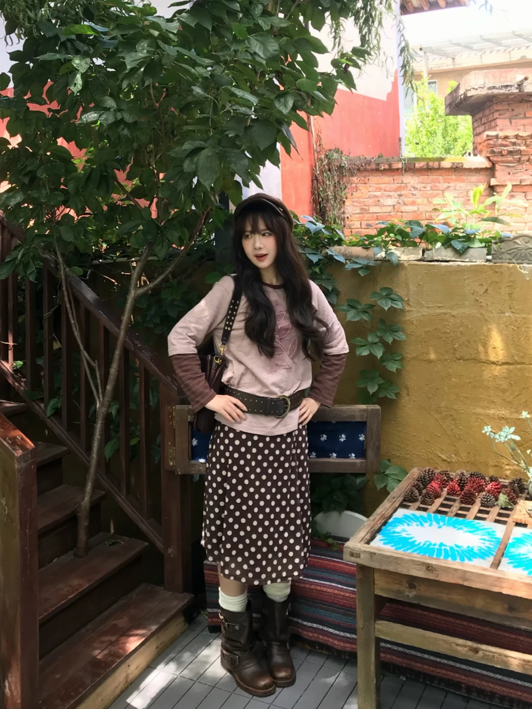 粉棕波点古早味儿🪵⋆｡⊹