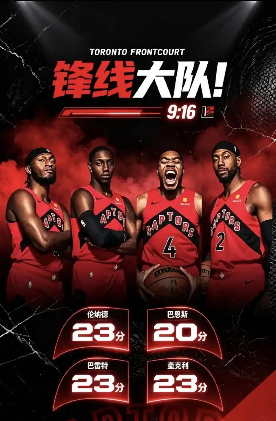 莱昂纳德到底该怎么用，当年猛龙其实早就把满分作业交过了，偏偏有些队伍总不信邪。
看着他每场都在内线跟人肉搏，球迷的心真是悬在嗓子眼。
球队账面上的锋线群确实扎实，但内线实在太空了，一遇到有肉盾中锋的队伍，不得不把锋线当大前锋使，推到篮下去顶人。
这不是明摆着透支球员吗？
膝盖受过大伤的人，身