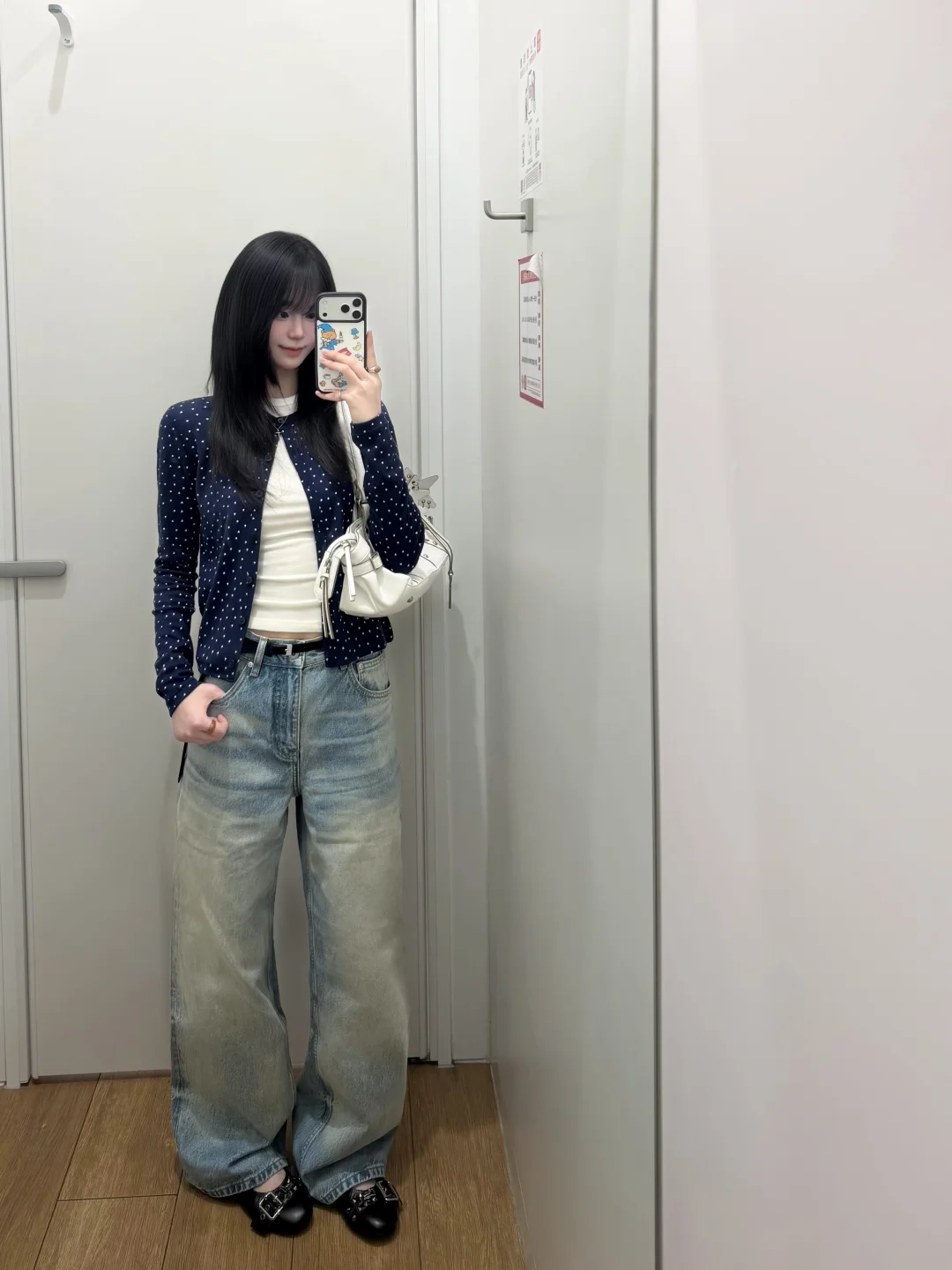 优衣库你bm库吧！🐰漂亮蓝白色叠穿好松弛啊