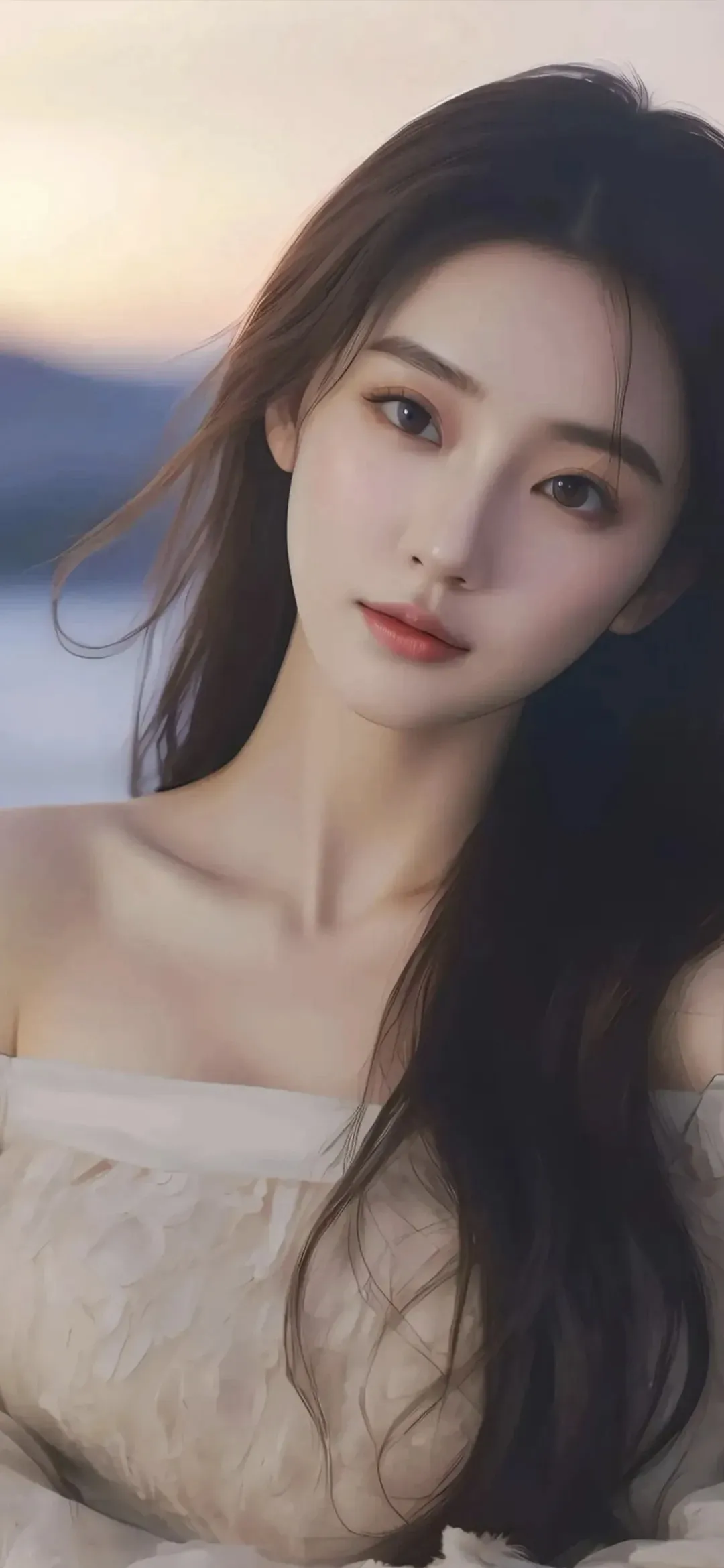 甜美少女壁纸，呼吸都变清甜