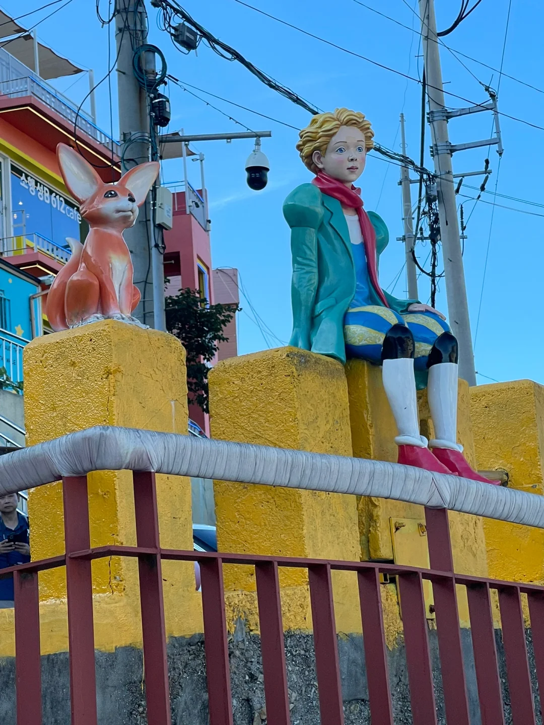 小王子和小狐狸在釜山甘川文化村退休了