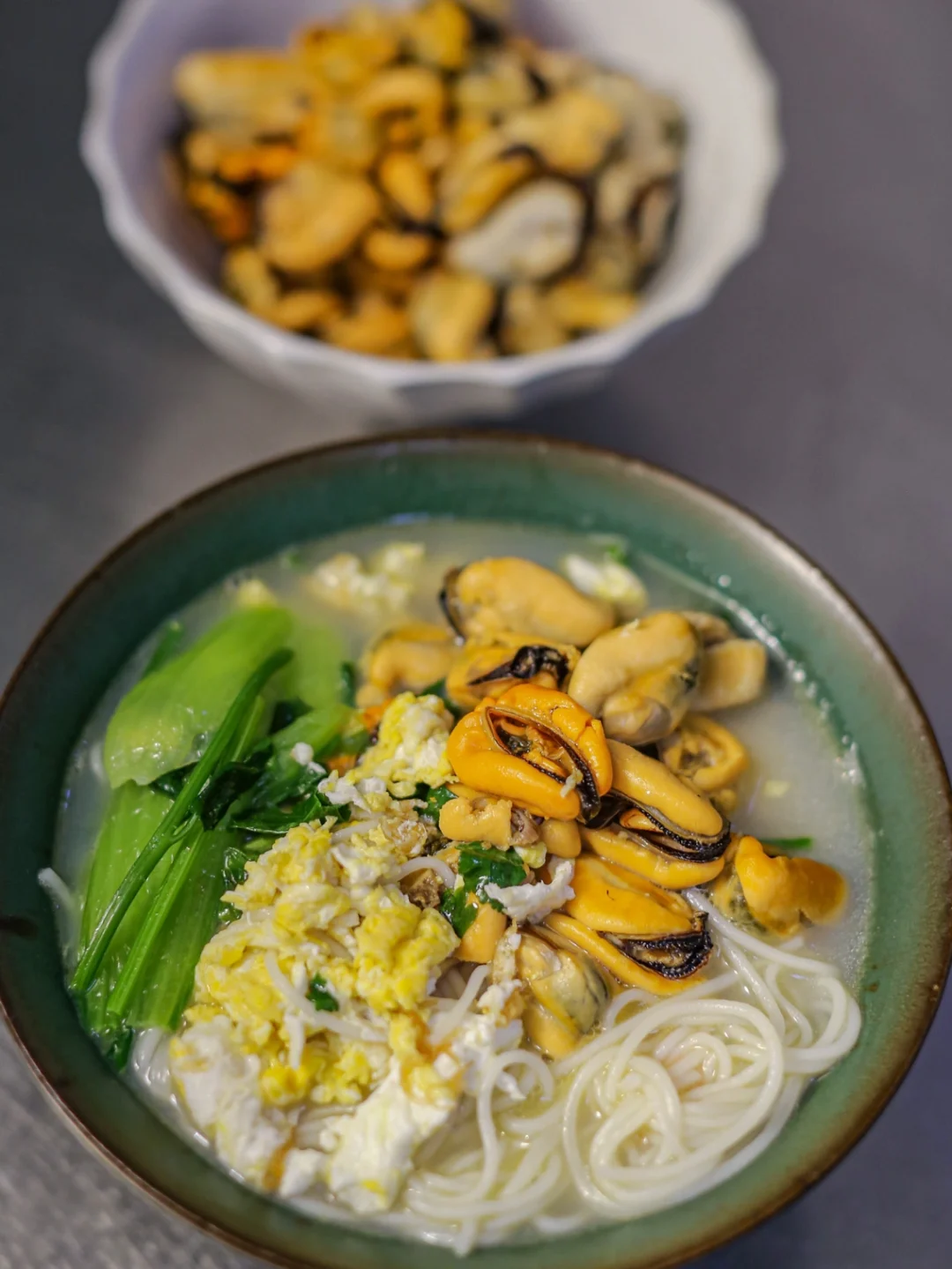 坚持做100种面不重样（99）海虹鲜汤面