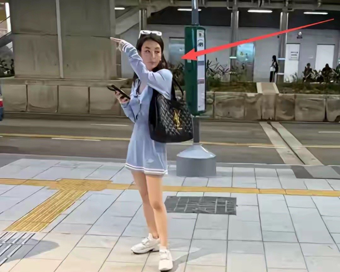 方媛带俩女儿香港逛街！穿一身高奢却难掩土气，身材五五分没气质 ​