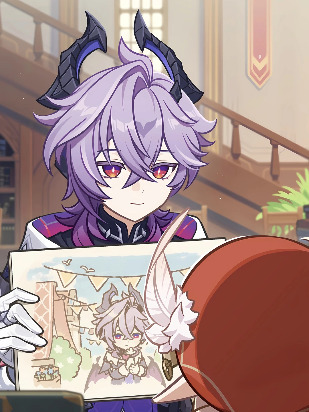 你们之中有两位很可爱！旅行者请用杜林壁纸