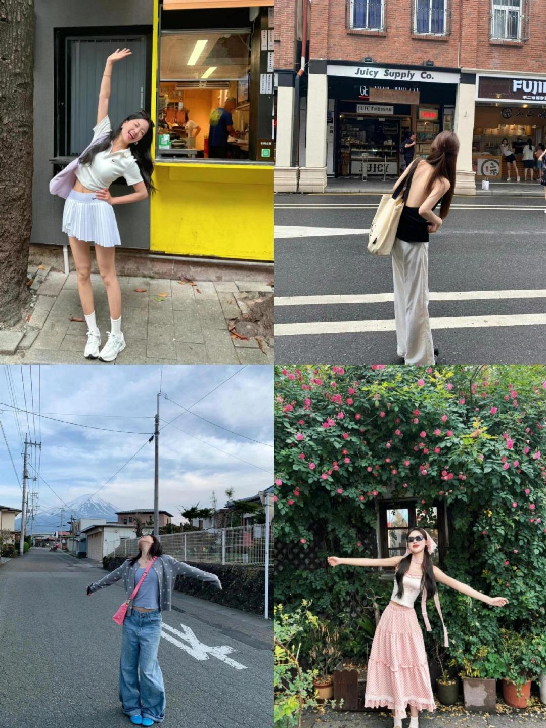 松弛感站姿拍照姿势(citywalk) ​