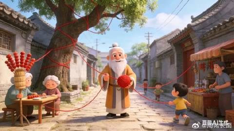 儿童故事：31.月老在胡同里的红线|《胡同里飘出的故事•春姑娘》<br...