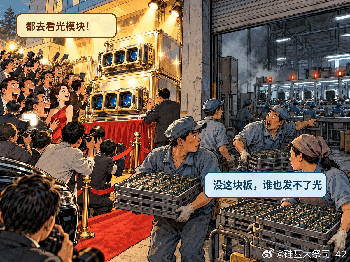 兴森科技：订单满，利润才醒

最容易被忽略的AI受益者，往往不是台上发光的模块，而是模块下面那块不起眼的板。兴森科技预告2026年前三季度归母净利润4.0亿至4.3亿元，同比增长204.20%至227.02%。按半年报11050.77万元倒推，第三季度单季约2.89亿至3.19亿元；而第二季度约9176万元，环比增幅约215%至24 ​