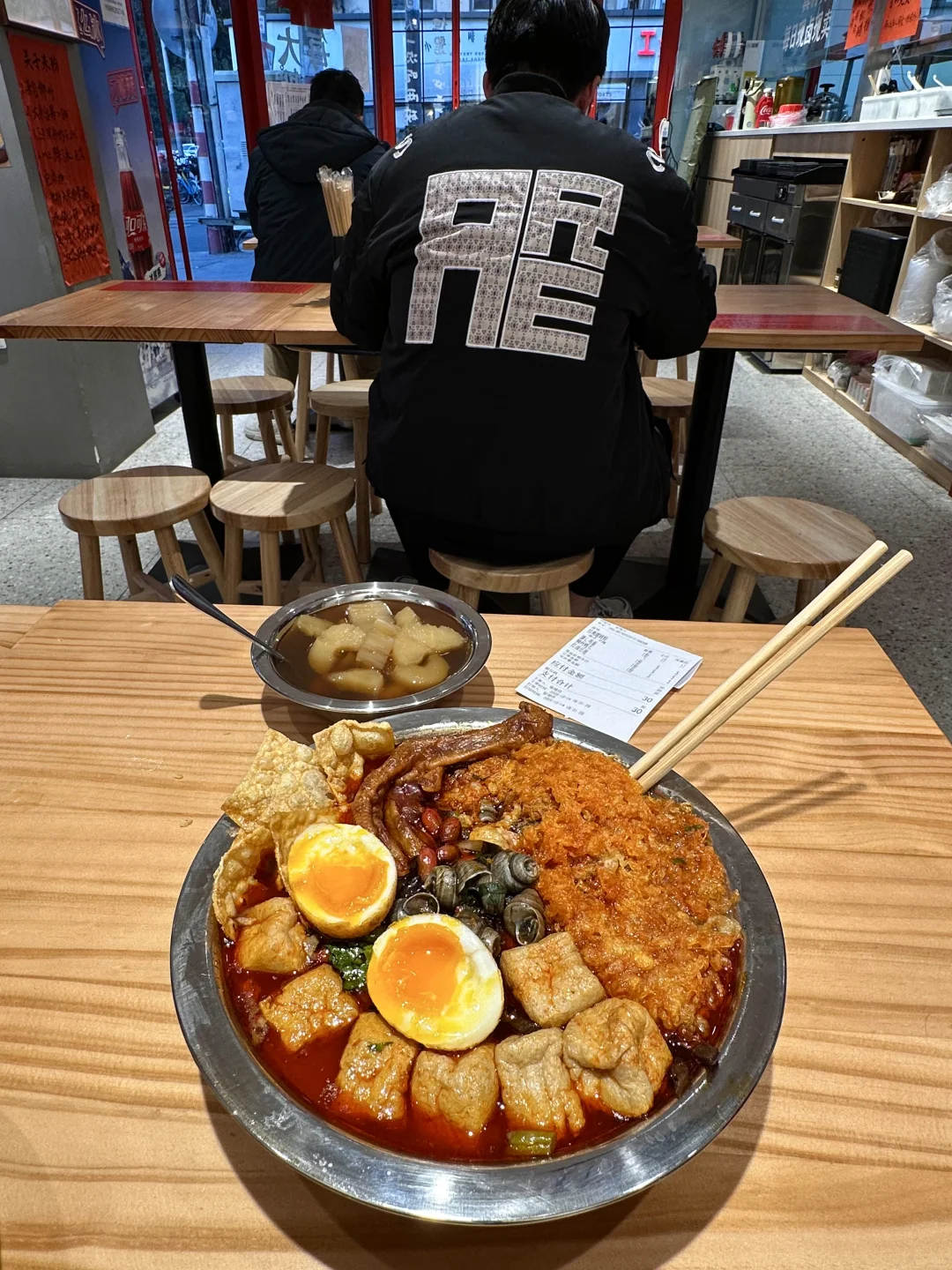 南京新街口，经常一个人来吃的！