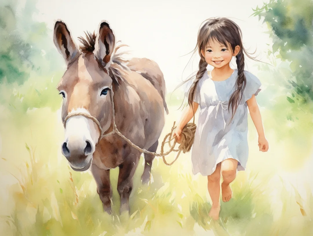 我有一只小毛驴，我从来也不骑