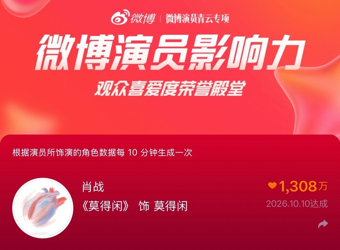 [yeah]尽快签到👉🏻#肖战[超话]# 
❶百度
❷ 点【去追剧】送❤️，继续送到1350w[加油] 

#肖战##肖战全新ep异想天开# ​