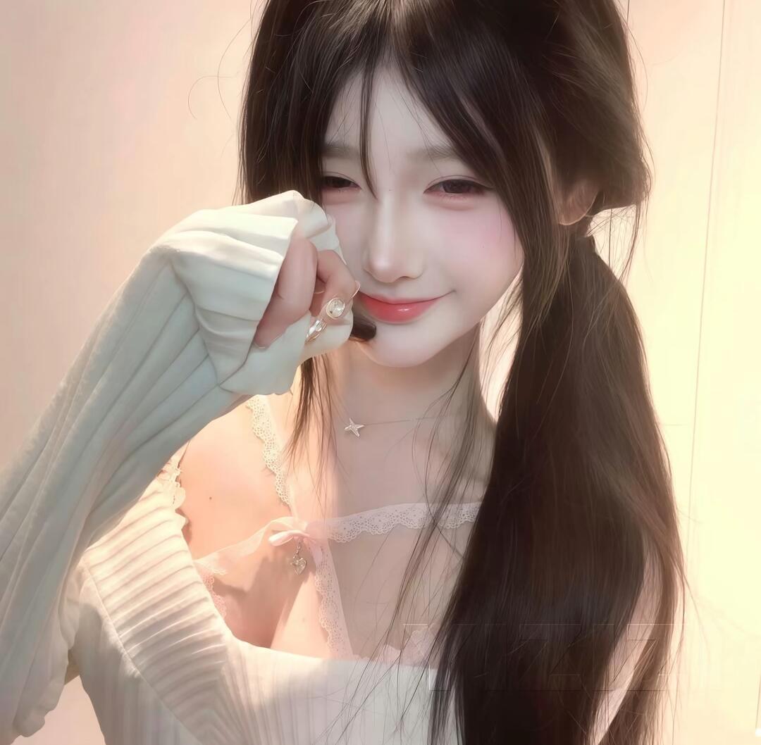 甜美女生头像，这个妆容真的好甜啊！🎀