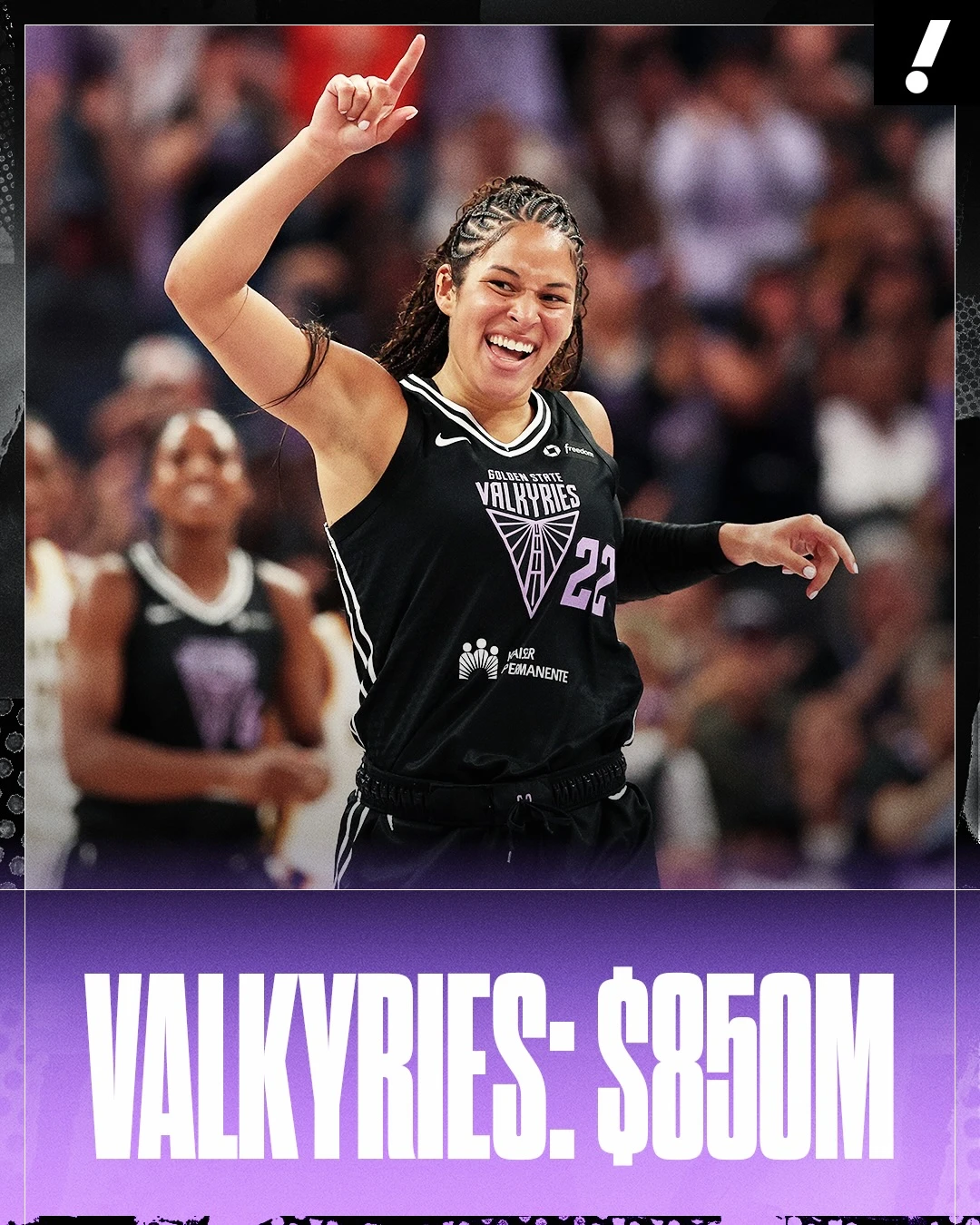 WNBA球队平均估值$4.27亿 营收倍数超越NBA