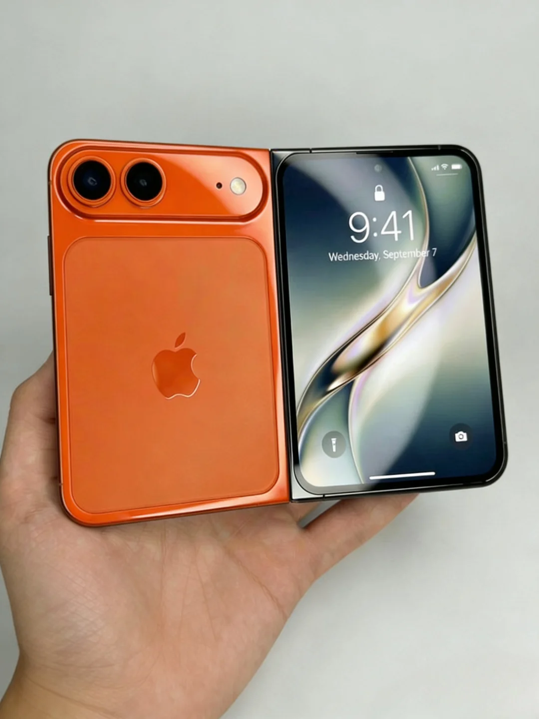 卖一万八的苹果折叠屏就长这样？