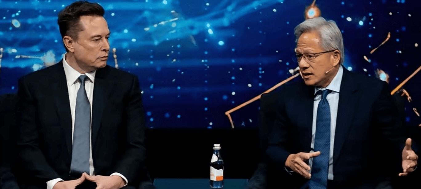 炸场！马斯克黄仁勋巅峰对撞：AI时代金钱将失效？贫困会消失？   美国...