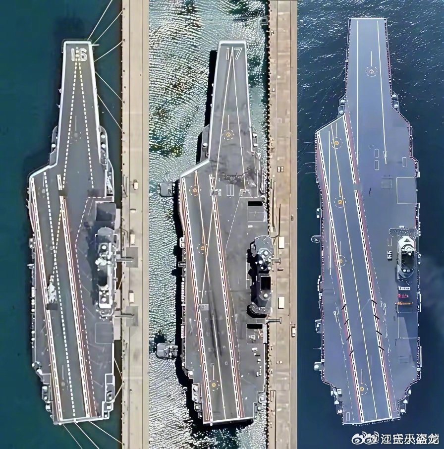#人民海军已迈入三航母新时代# 三航母时代让我们的航母数量达到了世界第二，在西太平洋获得了优势，而我们的第四艘航母也已经在路上了！  ​
