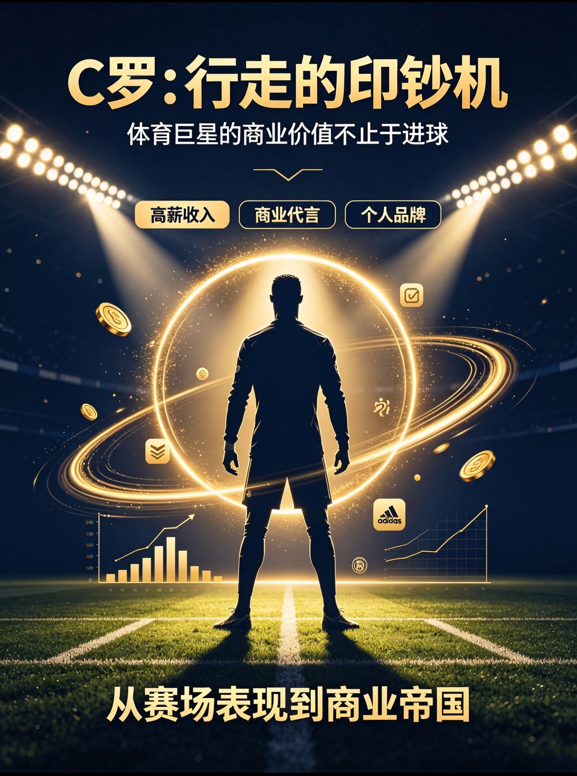 #韩乔生说c罗是行走的印钞机# 的评价，是对顶级体育IP商业价值最真实、最客观的总结。C罗的吸金神话，从来不是偶然的资本眷顾，而是极致竞技自律、系统化商业布局、顶级流量赋能、长线价值运营共同造就的必然结果。

从青涩的里斯本少年，到足坛传奇巨星，再到成功的商业企业家，C罗用二十余年时间证明 ​