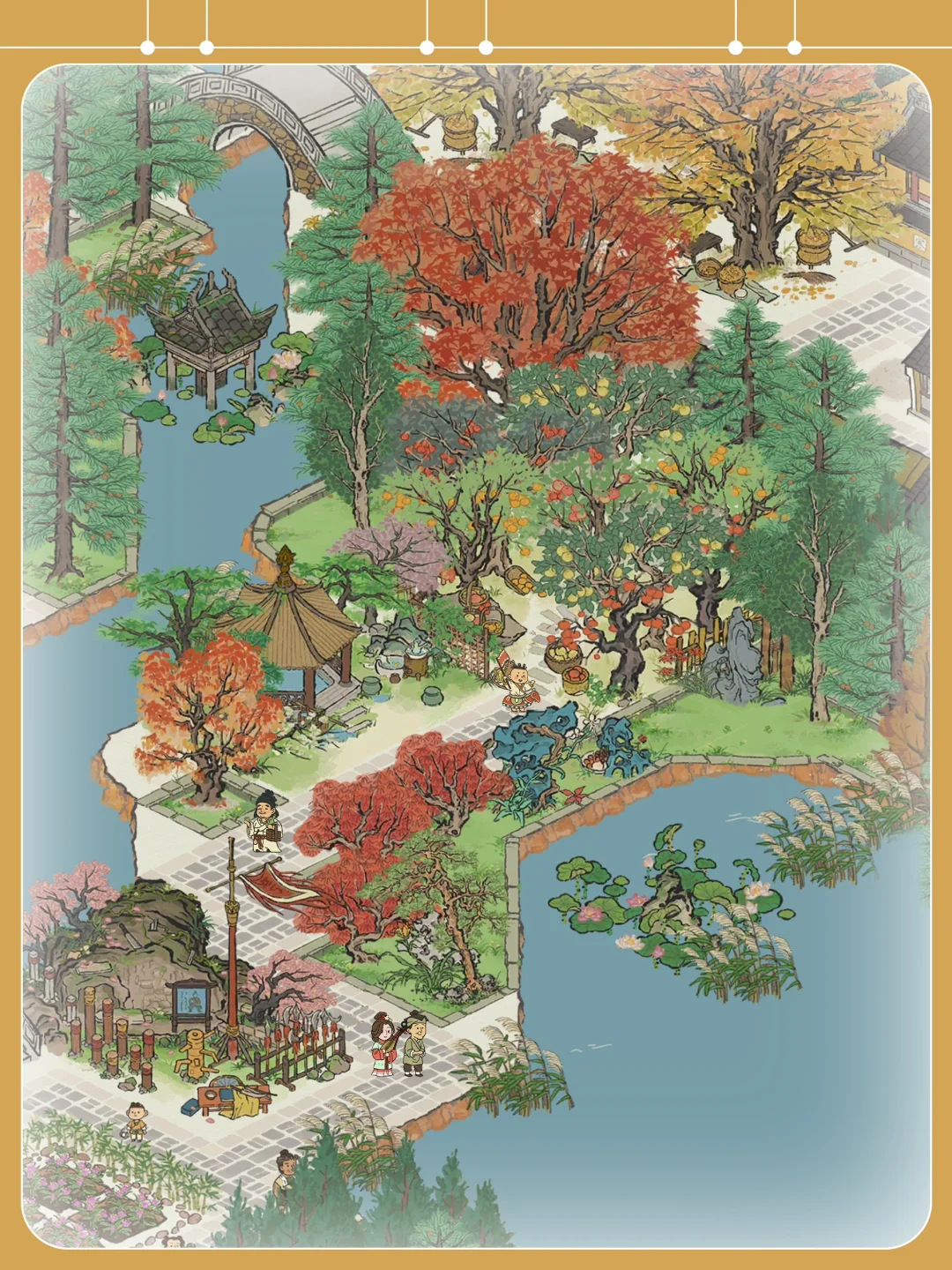 不着痕迹的【果园】……简直融为一体了……