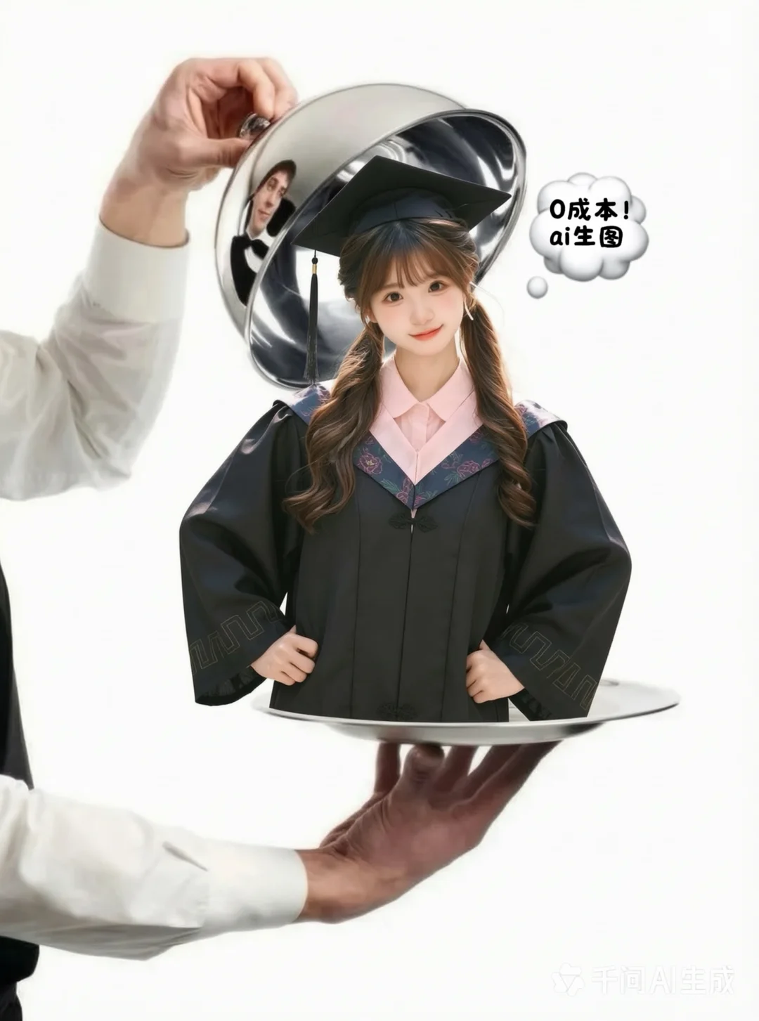 当我在毕业季打开ai生图🎓就会得到..