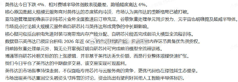 英伟达大跌原因