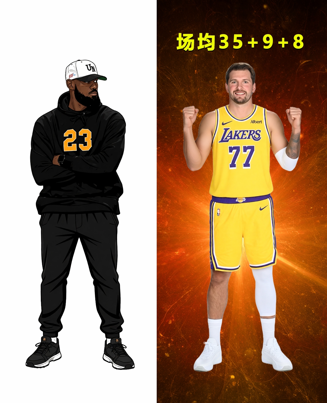 北京时间2026年10月5日，美媒NBA Retweet统计了25-26赛季当詹姆斯缺阵时，东契奇出战的15场比赛数据：
🔥 场均得分：35.1分
🔥 场均篮板：9.3个
🔥 场均助攻：8.4次
🔥 真实命中率：61.7%
🔥 综合抢断+封盖：2.6次
🔥 正负值：+6.7
东契奇如果新赛季能打出这