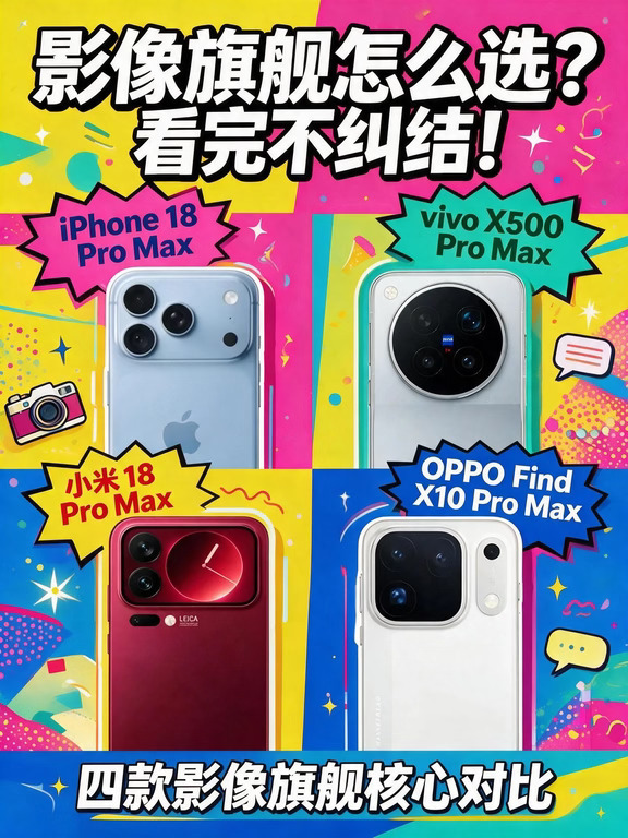 影像旗舰核心定位速览，告别选择困难症！