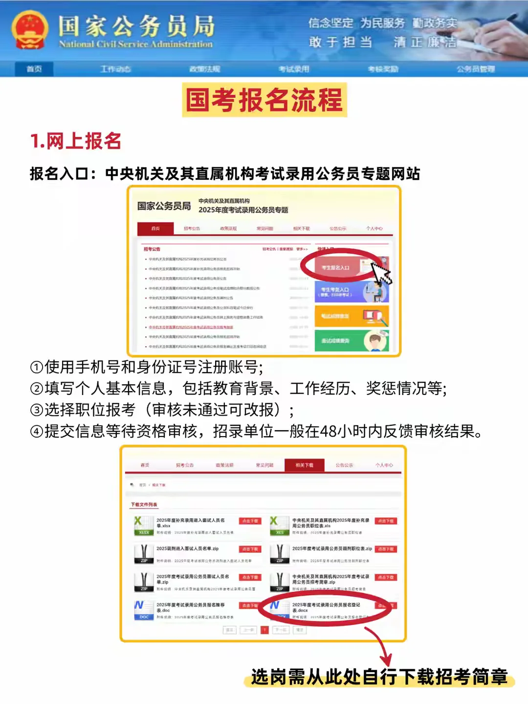 国考报名流程详解