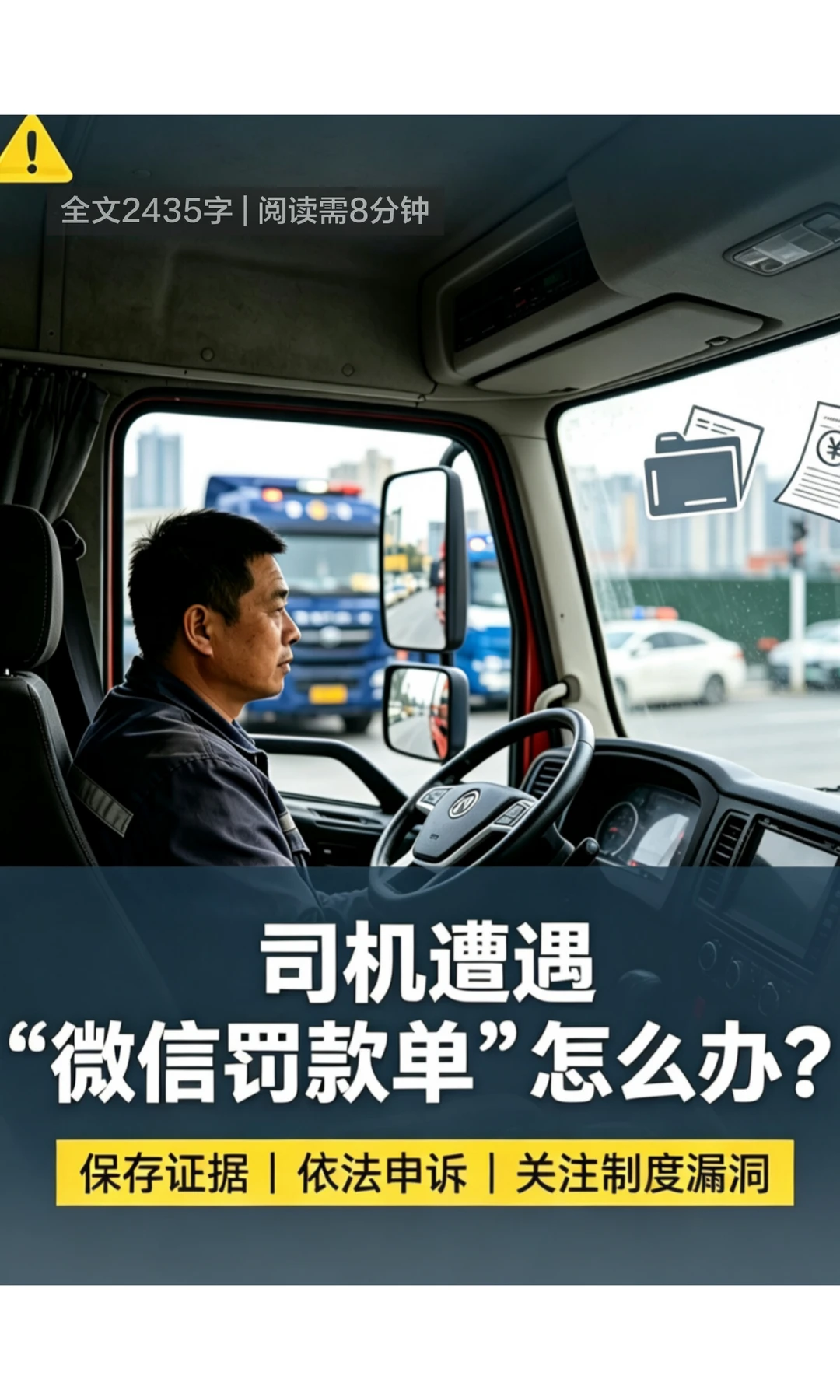 郑州一货车司机称城管私收罚款引关注