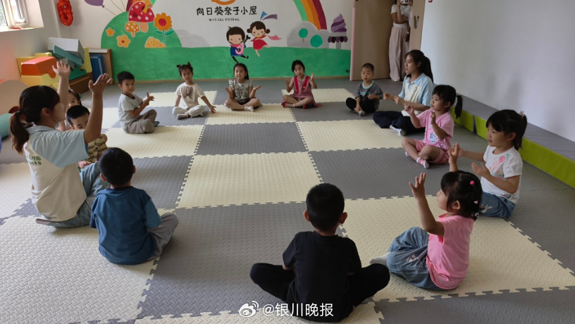 7月17日，兴庆区“向日葵亲子小屋”项目宣传启动仪式在胜利街街道清苑社...