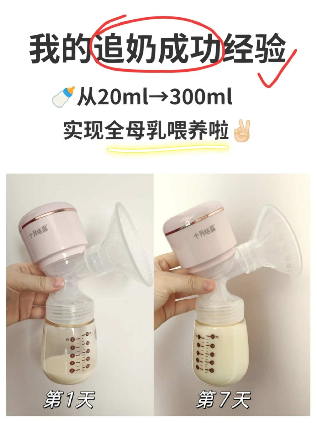 👍7天追奶成功！亲测有效的追奶方法分享