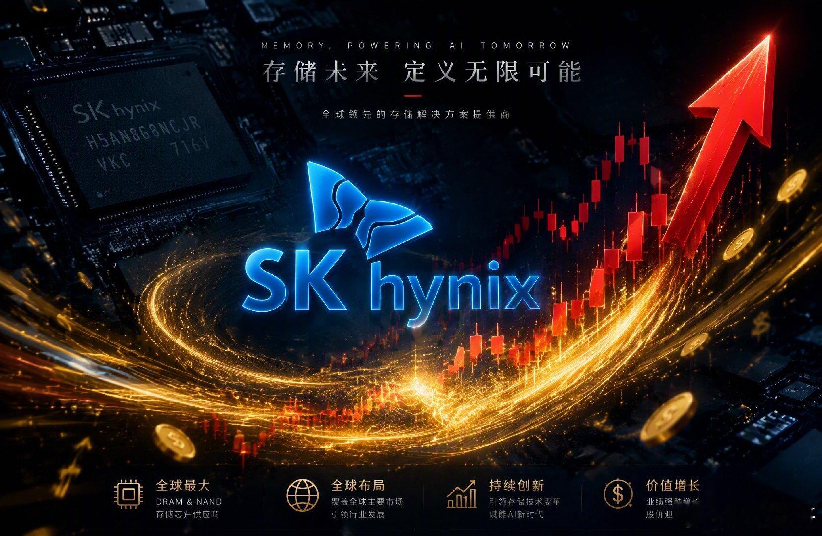 SK海力士这波操作太硬核了。

在股价近乎腰斩、市场情绪冰点的时候，直接甩出40万亿韩元（约286亿美元）的回购注销计划，创下了韩国上市公司史上的最大纪录。这哪里是护盘，简直是给全球存储板块打了一针强心剂。

消息一出，美股ADR盘前大涨超7%，韩股次日反弹近13%，连美光、闪迪这些难兄难弟也跟着 ​