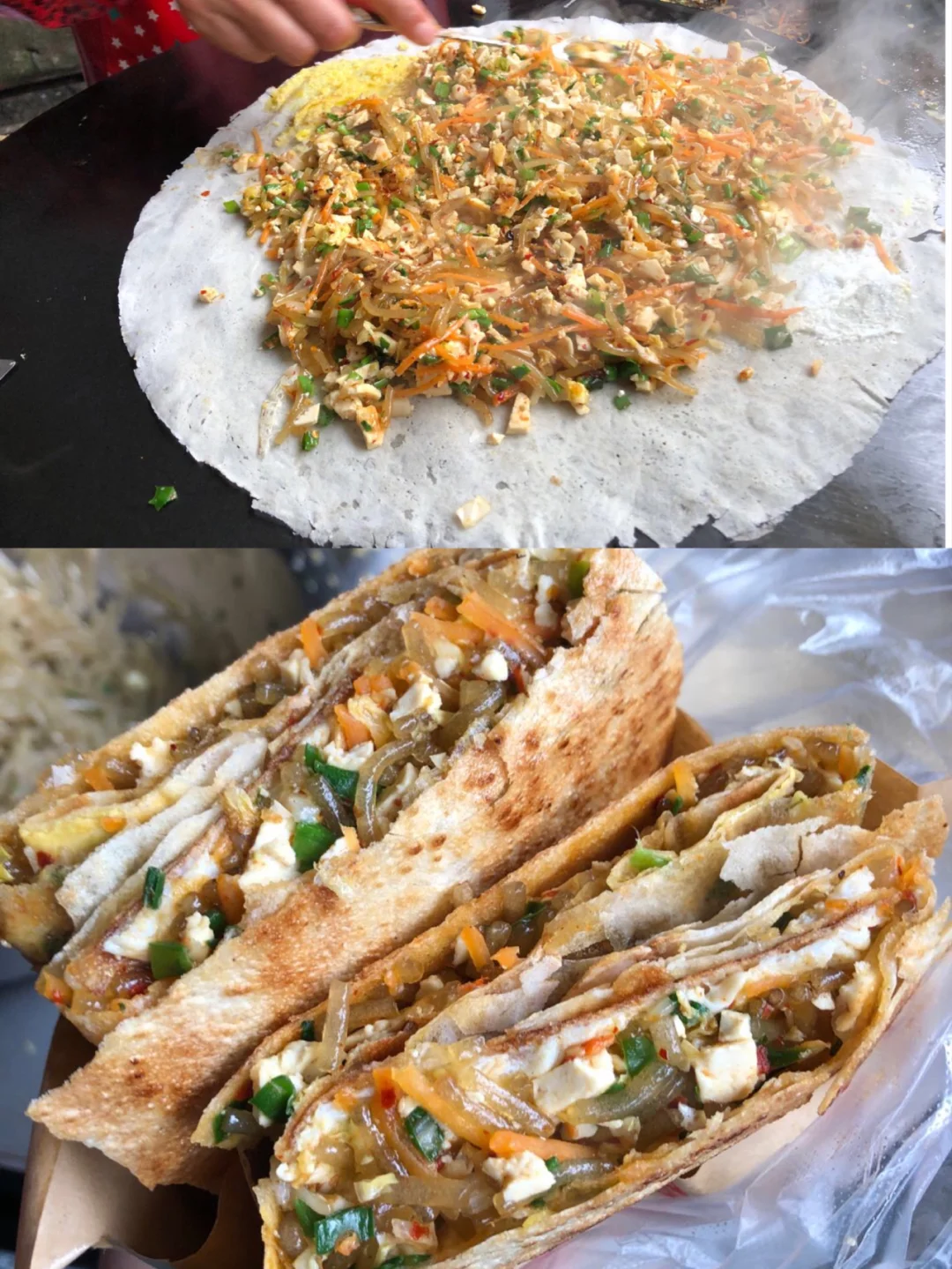 你们管这个饼叫啥啊，我觉得好好吃啊料足