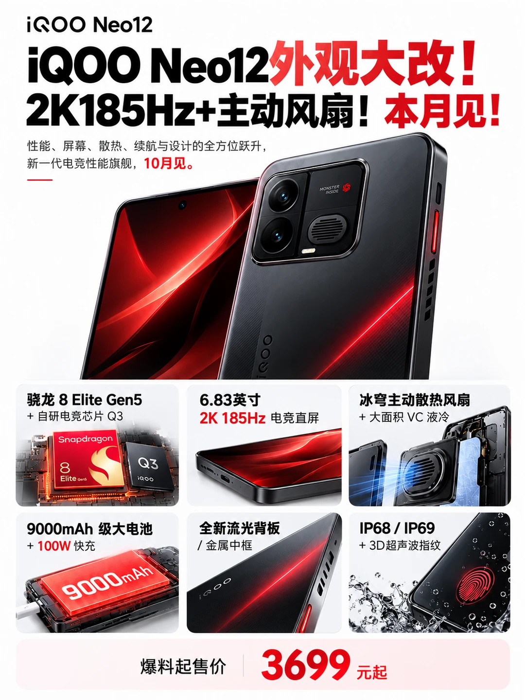 iQOO Neo12外观大改