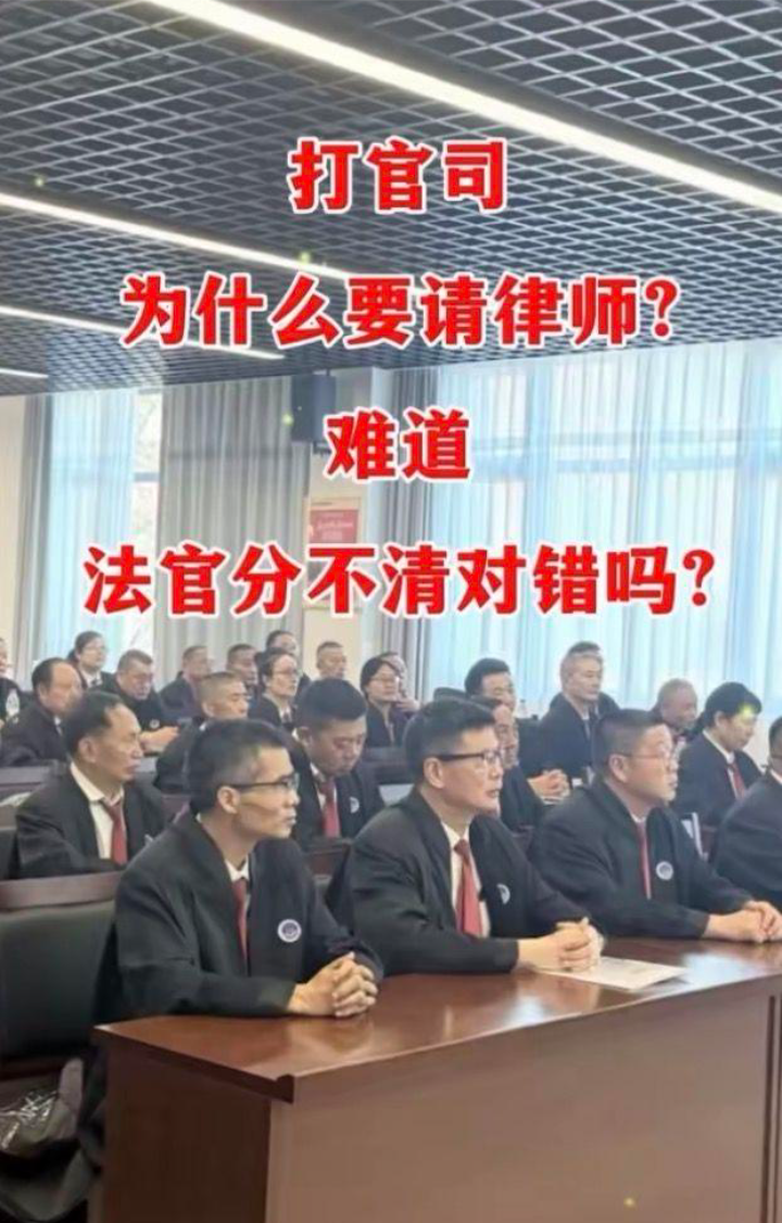 为啥请律师？肯定是怕你把自己从“原告”说成“被告”啊……