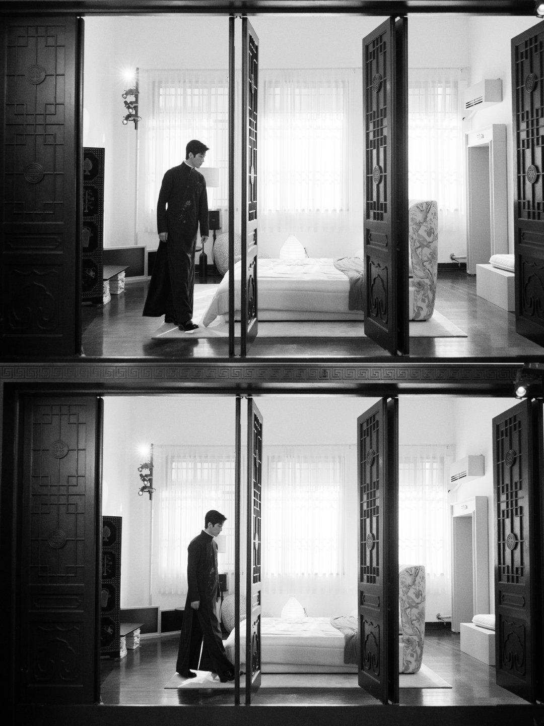 #井柏然[超话]# 
光影于阶，步履成景。​