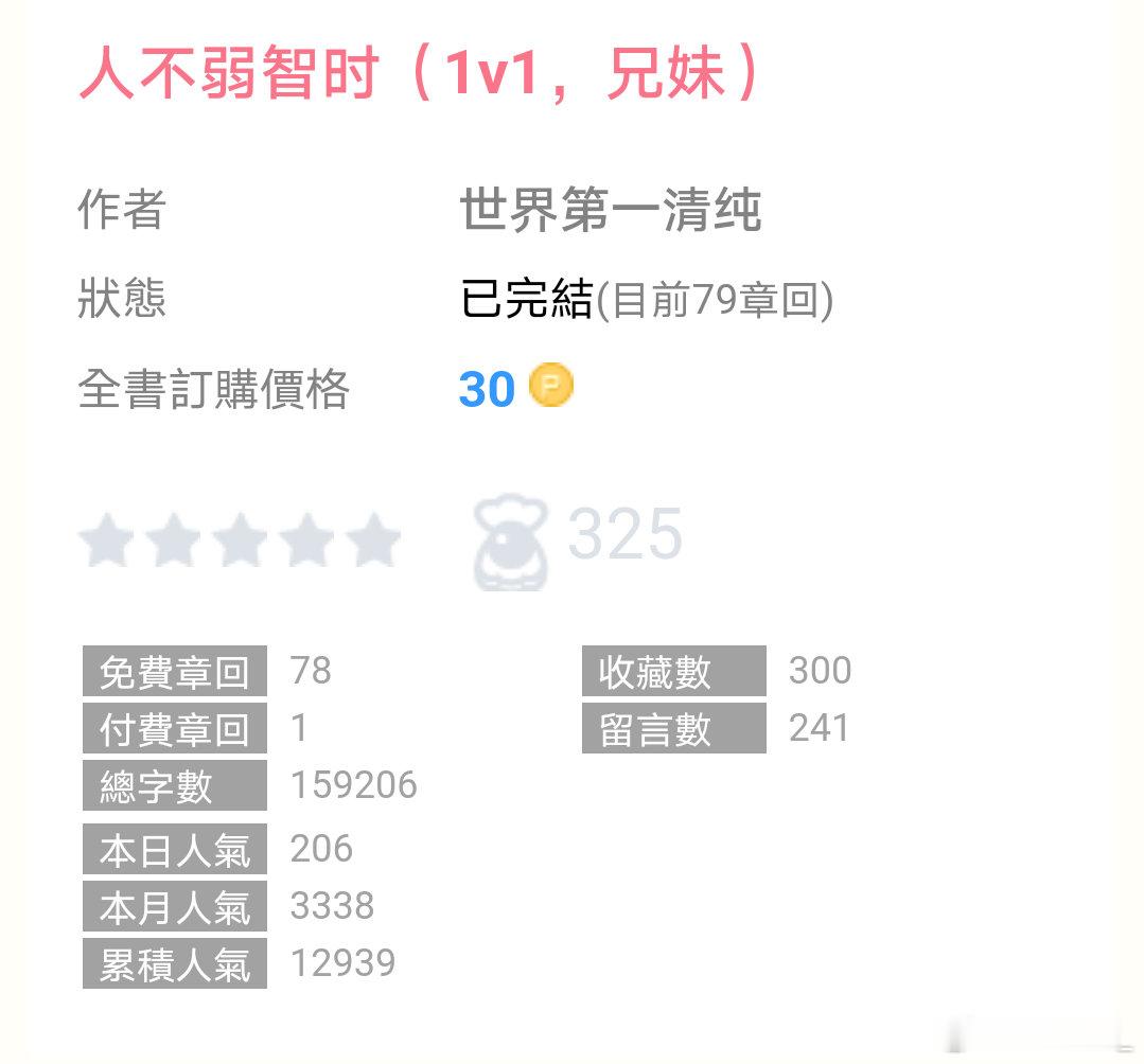 0923新文完结🎉
《人不弱智时》by世界第一清纯
1v1 sc he 兄妹骨 嘴碎会撩妹妹×隐忍变态哥哥
哥妹失业住在一起，妹装傻试探，哥嘴上拒绝身体却很诚实，两位都是有经济能力和脑子的成年人，小甜饼 日常感很强 ​