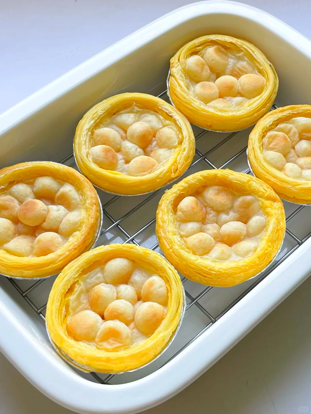 一口封神！零失败小馒头麻薯蛋挞，新手也能拿