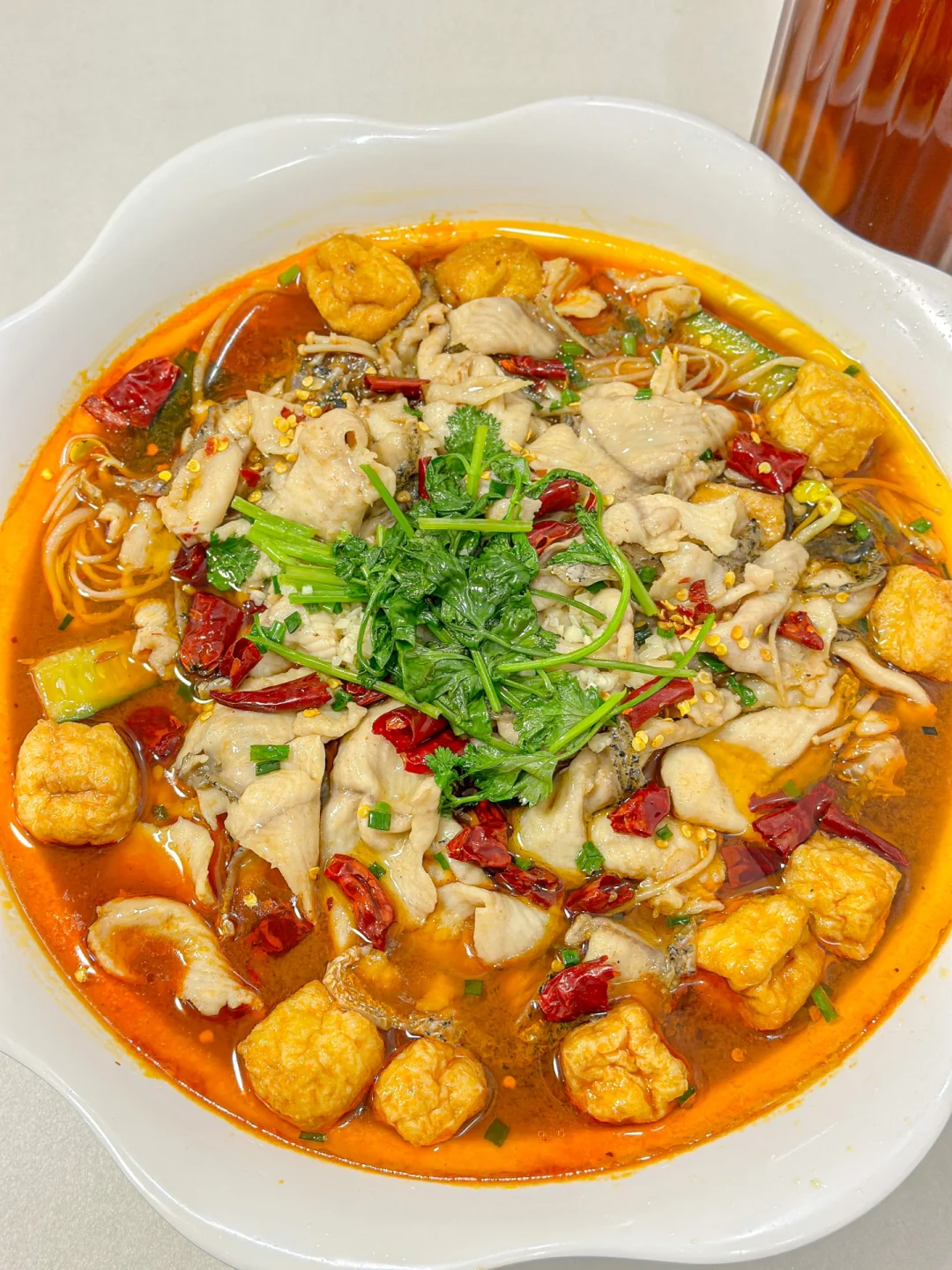 忍不住再发一遍……🔥香辣过瘾的水煮鱼片！！🐟