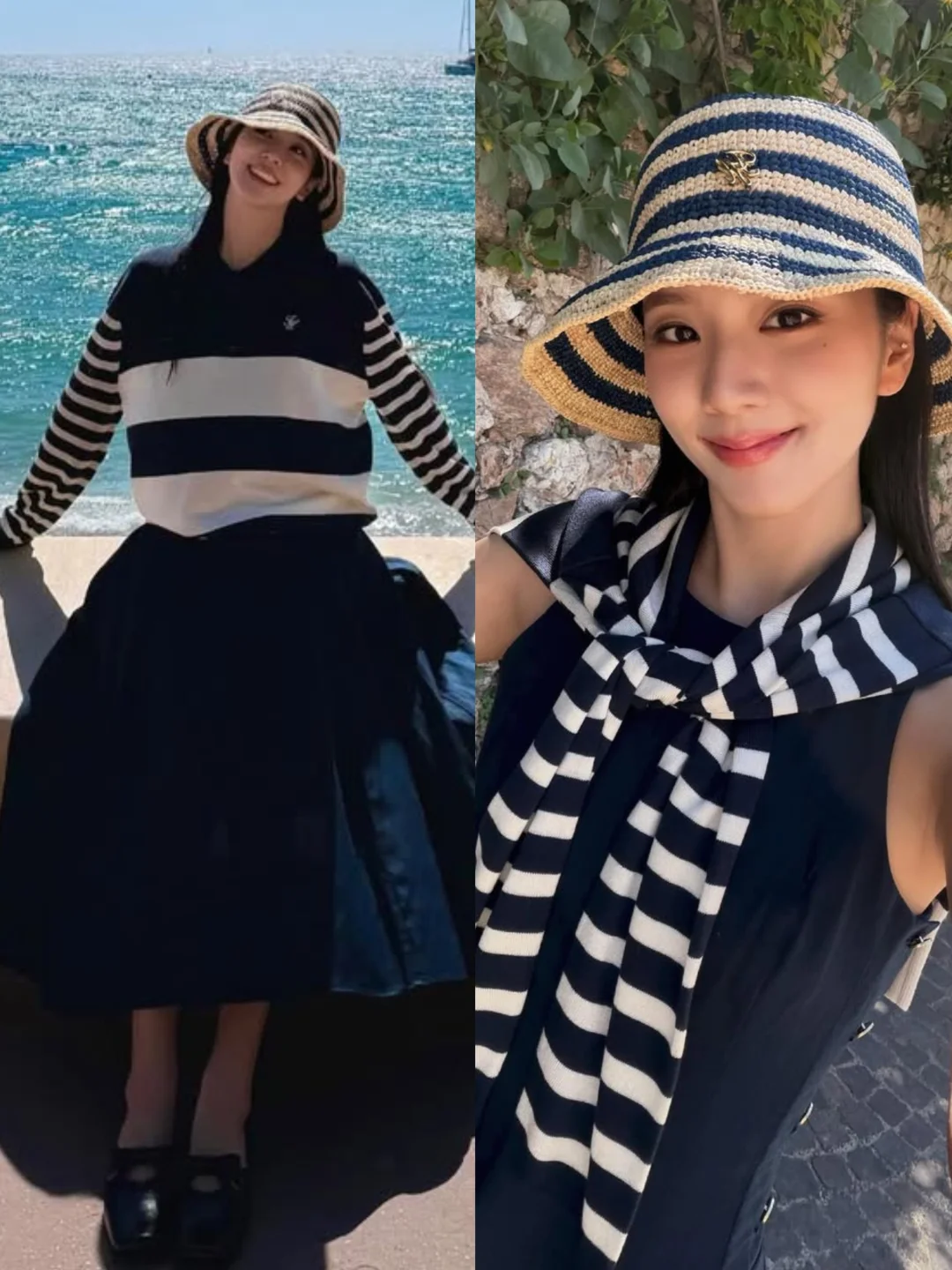 Jisoo更新戛纳旅拍美照，好有度假氛围！