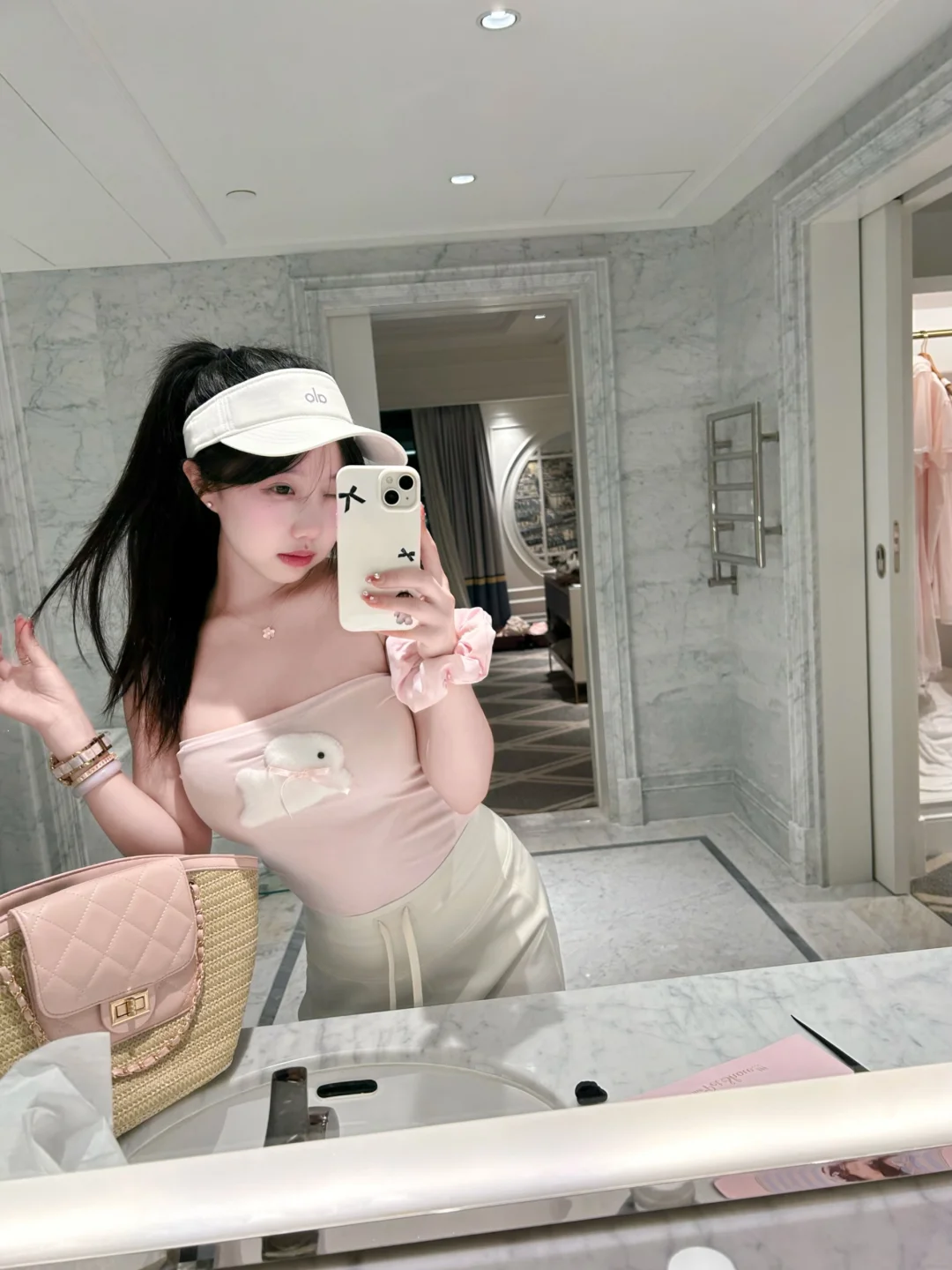 158 110 | 兔兔布贴弹力抹胸诶～！！💓