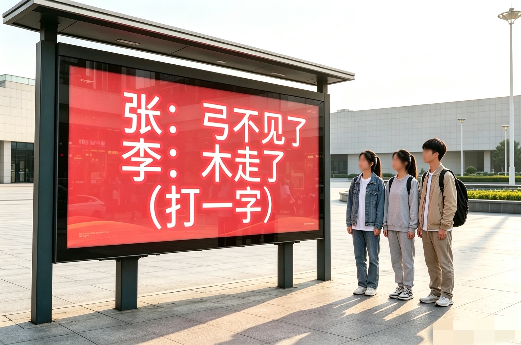 不得不说，这个字谜太难了！问了十几个大学生了，没一个人能正确猜出来，不信！你试试