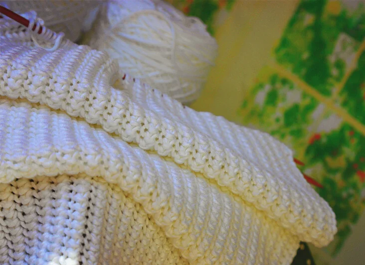 织围巾——这是什么织法知道吗