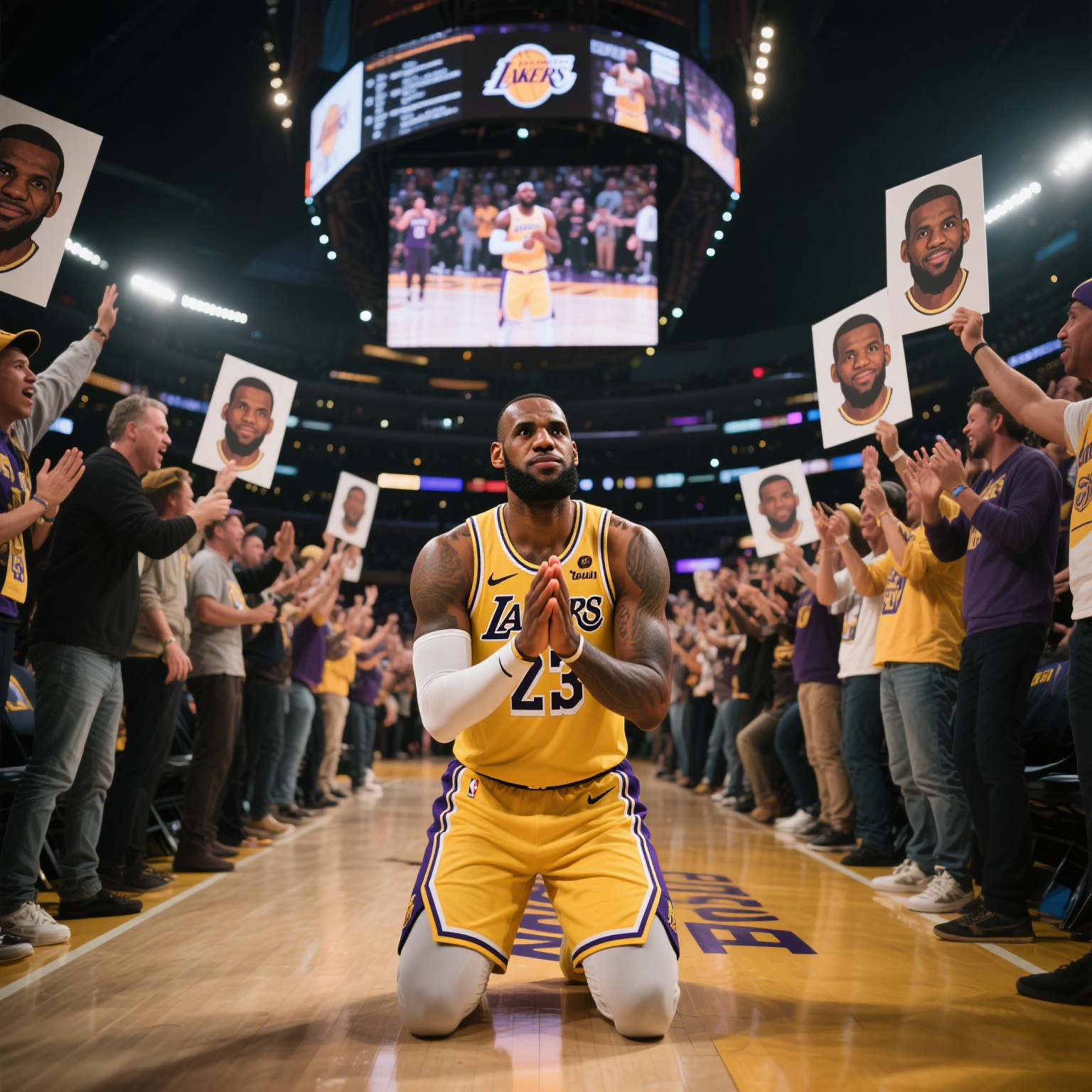 詹姆斯赛后得给八村磕一个吧[哈哈]   ​​​