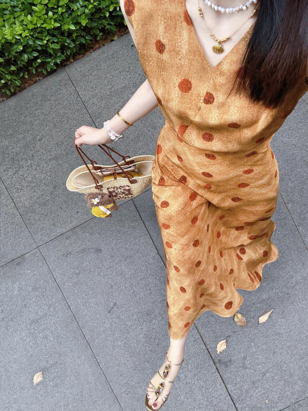 拒绝旅行次抛裙子🥐日常穿也超美的波点裙～