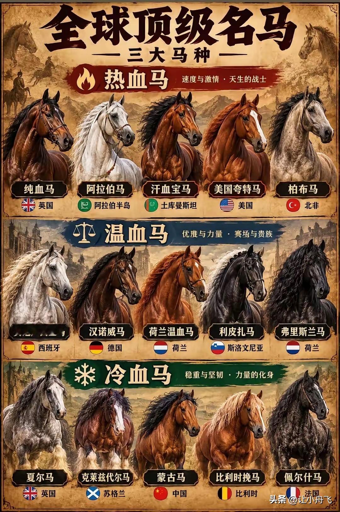 世界顶级名马，这个才是真正的“宝马”。古代人的“宝马”座骑比现在人的“宝马”汽车更加的贵重。