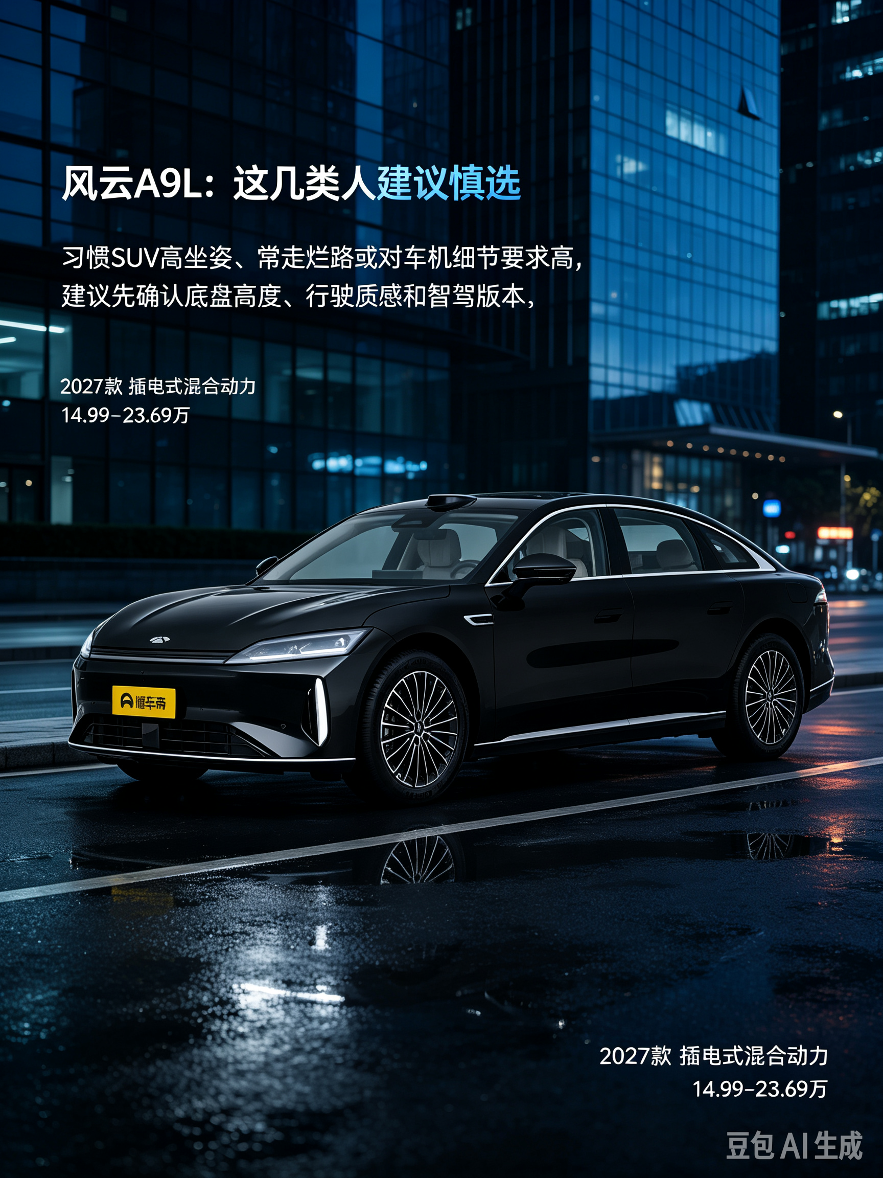 风云A9L这类人群建议慎选