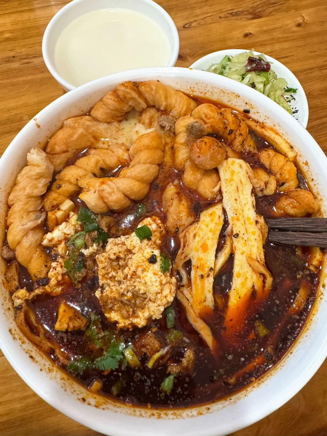 在宝鸡，7块钱的豆花泡馍