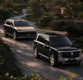 享界G9和问界M9放一块对比，两款热门电车，你更喜欢哪台？