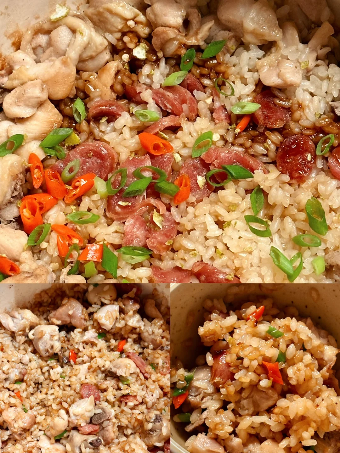 第一个做椰子水鸡肉煲仔饭的绝对是天才❗️