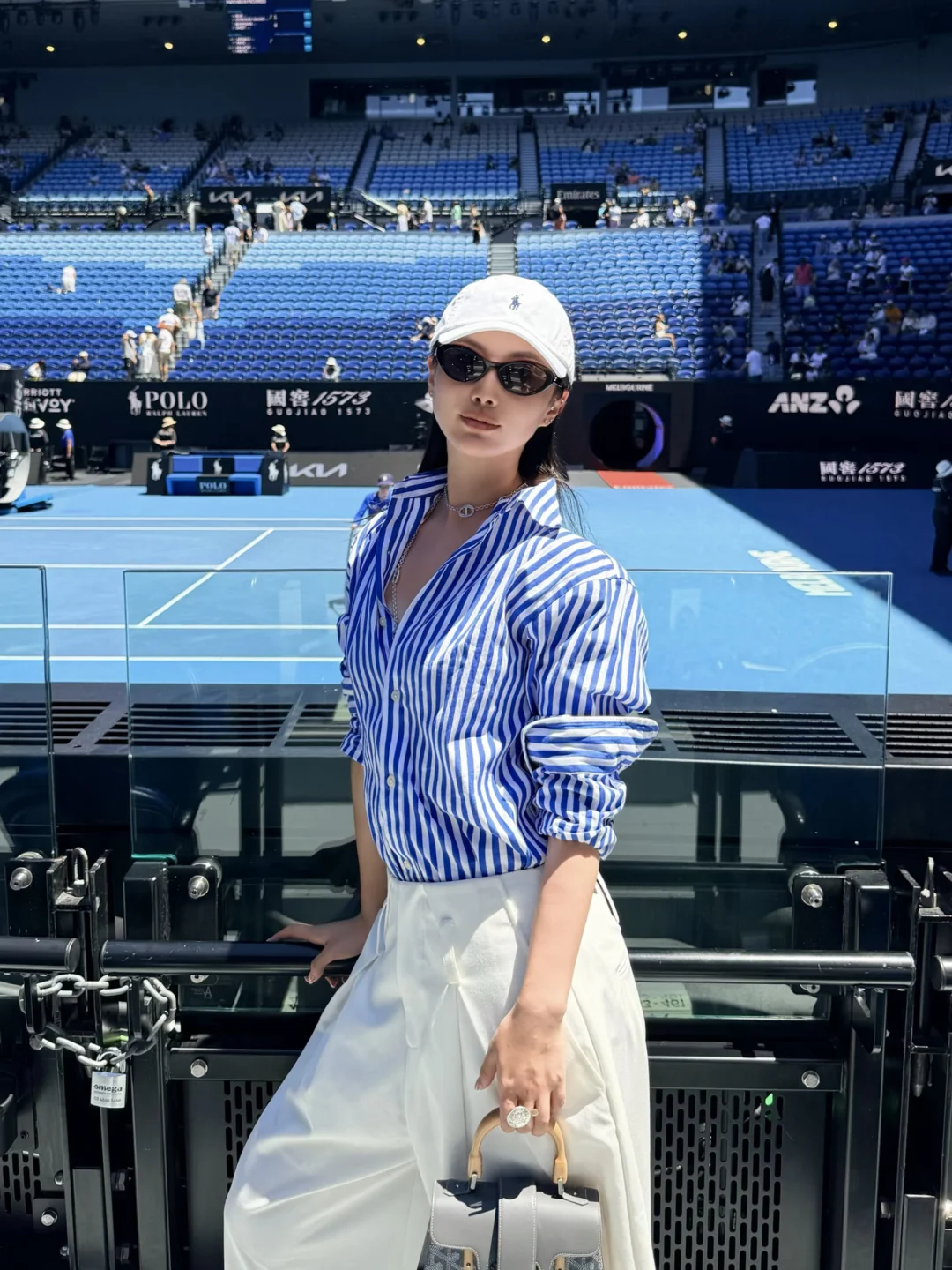 来澳网看王欣瑜了！！💙