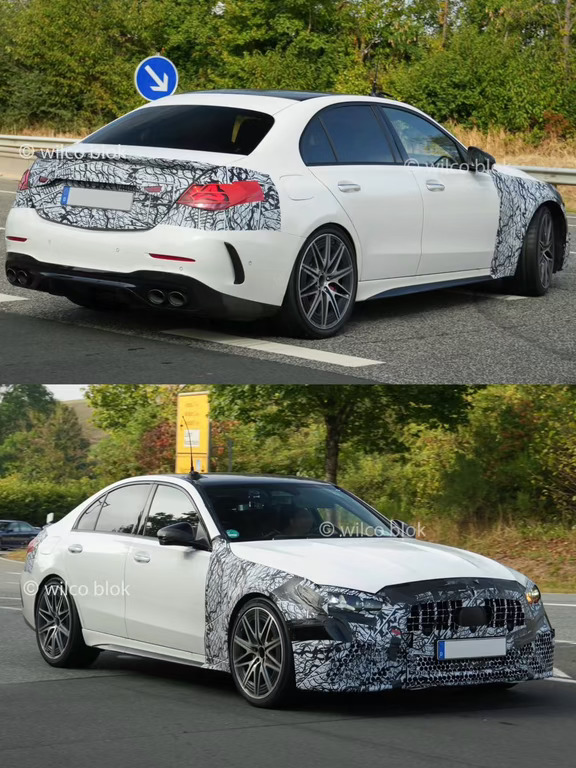 2027款奔驰AMG C53谍照
